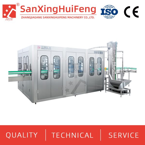 1500BPH-5000BPH Rotary Type Automatic 3L/5L/8L/10L/20L Big Bottle 3 in 1 Liquid Filling Machine